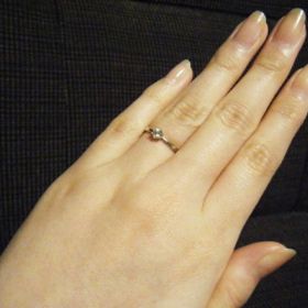 【ジュエリーツツミ(JEWELRY TSUTSUMI)の口コミ】 婚約指輪はずっともらうのが夢で、どうしても欲しかったので、無理のない…