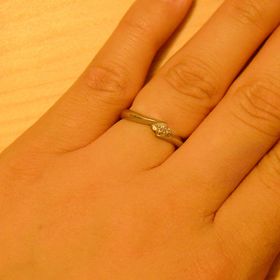 【Pink Dolphin Diamond(ピンクドルフィンダイヤモンド)の口コミ】 当時、イルカモチーフが好きで、たまたま結婚指輪を探していた時にイルカ…