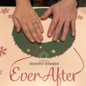 【銀座ダイヤモンドシライシの口コミ】 指の形をみて店員さんがオススメしてくれました。実際に試着してみて、自…