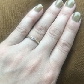 【ORECCHIO(オレッキオ)の口コミ】 普段からアンティークな雰囲気が好きな事もあって、結婚指輪にもアンティ…