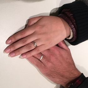 【nocur(ノクル)の口コミ】 最初は1人でお店に出向き、婚約指輪と結婚指輪の予算と希望するデザインを…
