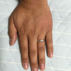 【Oferta(オフェルタ)の口コミ】 プラチナ950の外周にピンクゴールド18金の内周という、二段仕込みのカラー…