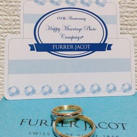 【【閉業】フラー・ジャコー(FURRER-JACOT)の口コミ】 指輪の上下にゴールドで山のような凹凸が一周あり、中央のプラチナがより…