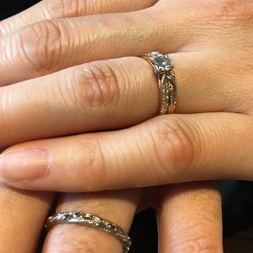 【LUCIE(ルシエ)の口コミ】 色々な店を見て色々な指輪を見て1番デザインが気に入ったので決めました！…