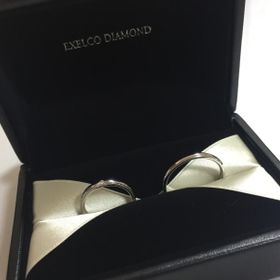 【エクセルコダイヤモンド(EXELCO DIAMOND)の口コミ】 最初、ネットで拝見した際、購入希望だった指輪を試着して、そちらも素敵…