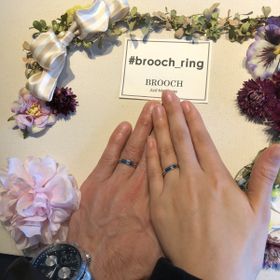 【Something Blue(サムシングブルー)の口コミ】 ネットで前もって調べていいなぁと思っていた指輪で、実際に見て着けてみ…