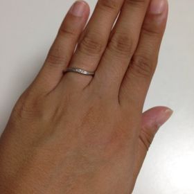 【Miss Platinumの口コミ】 プラチナ900で天然ダイヤモンドをあしらっているのにとてもお値段が安かっ…