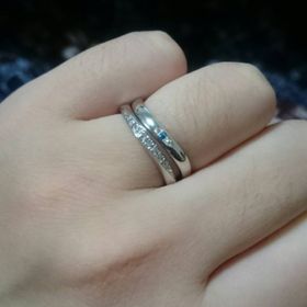 【JEWELRY  KAMATA(ジュエリーかまた)の口コミ】 婚約指輪は、雑誌で見たピンクダイヤとダイヤが交互になっているのがほし…