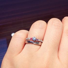 【JEWELRY  KAMATA(ジュエリーかまた)の口コミ】 つけたときにキラキラするようなものが好みで、でも石があまりにも主張し…