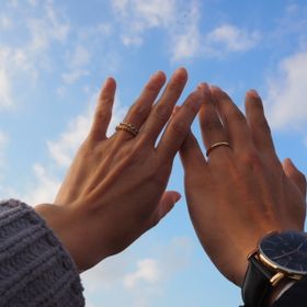 【RosettE(ロゼット)の口コミ】 シンプルなシルバーリングも迷いましたが、
日頃も可愛くつけたかった希望…