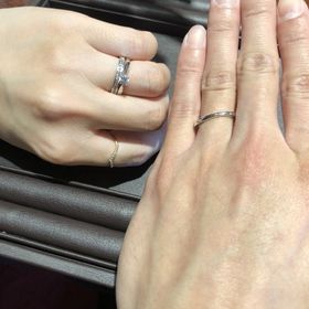 【JEWELRY  KAMATA(ジュエリーかまた)の口コミ】 フルオーダーできるのが決め手です。
結婚指輪はエタニティーリングにした…