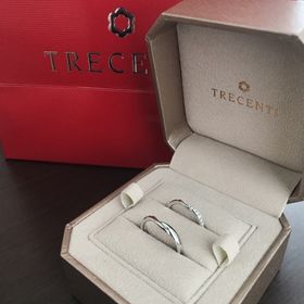 【TRECENTI(トレセンテ)の口コミ】 今まで試着したリングの中で1番付け心地がよく、肌に寄り添うようななめら…