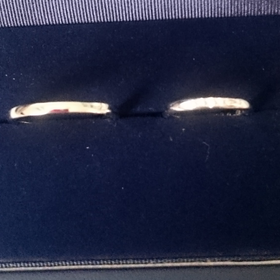 【銀座ダイヤモンドシライシの口コミ】 ホームページで見ていて、とても可愛くてシンプルな指輪に一目惚れしまし…