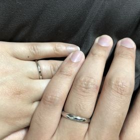 【Petit Marie(プチマリエ)の口コミ】 元々シンプルが好きなので、とにかくザ結婚指輪みたいなものを探していて…