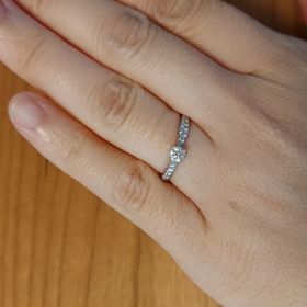 【ティファニー(Tiffany & Co.)の口コミ】 主人がサプライズで選んでくれていたのですが、デザインが私好みだと思っ…