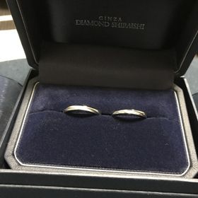 【銀座ダイヤモンドシライシの口コミ】 式場からのフェアに参加して、購入を決めました。口コミもよく、ネットで…