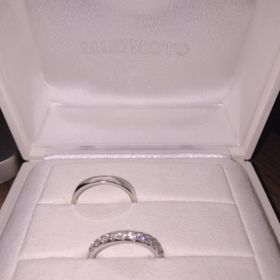 【MIKIMOTO(ミキモト)の口コミ】 当初はハーフエタニティリングを検討していたが、エタニティリングよりも…