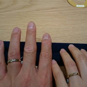 【with Happiness..の口コミ】 スヌーピーの結婚指輪でずっと考えていて、直接見たら一目惚れ！この指輪…