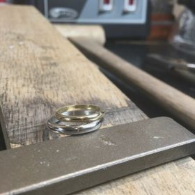 【Smith(工房スミス)の口コミ】 せっかくの機会なのでお互いの結婚指輪を作る形での体験をしたく、訪問し…