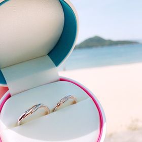 【COCKTAIL(カクテル)の口コミ】 個性的なのを探していて、このリングが素敵だと思い旦那様も一目惚れして…