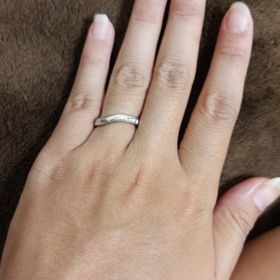 【4℃ BRIDAL(ヨンドシーブライダル)の口コミ】 男性用はシンプル、女性用はダイアモンドがはいったかわいいタイプのリン…