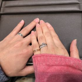 【アイプリモ(I-PRIMO)の口コミ】 まずはデザイン。この輝きに吸い込まれるように惹かれました。2人とも気に…