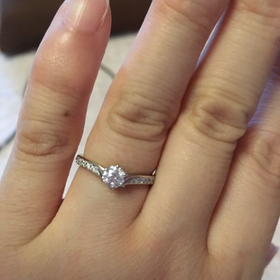 【銀座ダイヤモンドシライシの口コミ】 私の希望だった、トリプルエクセレントハート＆キューピットのルースが予…