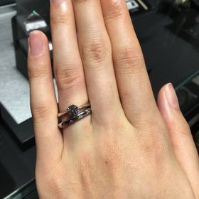 【エクセルコダイヤモンド(EXELCO DIAMOND)の口コミ】 他にはないベルギーらしいデザインがすごく気に入りました。どの角度から…