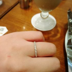 【エクセルコダイヤモンド(EXELCO DIAMOND)の口コミ】 ダイヤモンドの輝き方が、他の店舗よりキラキラしているように感じました…