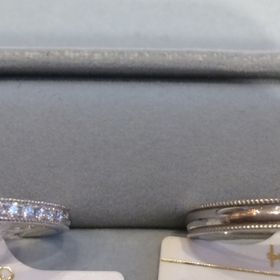 【ケイウノ ブライダル(K.UNO BRIDAL)の口コミ】 ハーフエタニティの指輪が気になっていましたが、他のデザインと比較して…