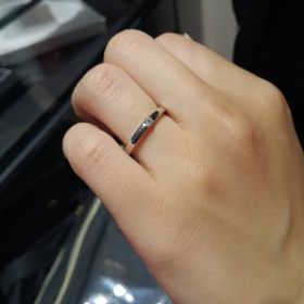 【エクセルコダイヤモンド(EXELCO DIAMOND)の口コミ】 シンプルかつ結婚指輪らしいデザインで、一見どのお店にもありそうな指輪…