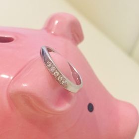 【agete(アガット)の口コミ】 長く使える、シンプルで飽きのこないデザインを探していて迷いに迷ってこ…