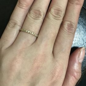 【agete(アガット)の口コミ】 もともと婚約指輪は購入する予定がなかったのですが、こちらの指輪に一目…