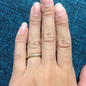 【ティファニー(Tiffany & Co.)の口コミ】 シンプルすぎることもなく派手すぎることもなくありきたりな結婚指輪じゃ…