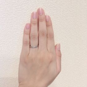 【銀座ダイヤモンドシライシの口コミ】 シンプルでおばあちゃんになってもつけていられる結婚指輪にしようと探し…