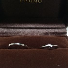 【アイプリモ(I-PRIMO)の口コミ】 細めで指にフィットしたことと、小ぶりのダイヤが主張しすぎず、普段つけ…