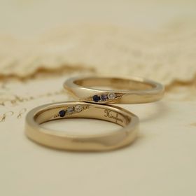 【サロン・ド・ルシェルの口コミ】 手作り指輪に惹かれて手作りプランを選びました。デザインは何となくしか…