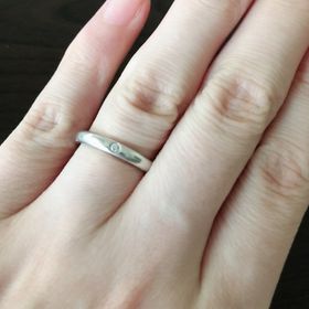 【ティファニー(Tiffany & Co.)の口コミ】 旦那さんの仕事の関係でシンプルなものがいいということだったので、そち…