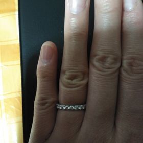 【TASAKI(タサキ)の口コミ】 ずっとダイヤモンドの指輪に憧れていて付けるのならダイヤモンドが入って…