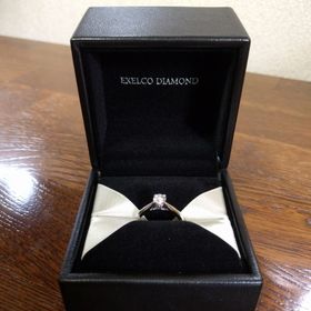 【エクセルコダイヤモンド(EXELCO DIAMOND)の口コミ】 いろいろと試着させて頂きましたが、彼が購入してくれたダイヤモンドを最…