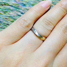 【ete(エテ)の口コミ】 オーダーメイドで一から指輪のデザインができると説明を受け、デザインを…