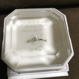 【4℃ BRIDAL(ヨンドシーブライダル)の口コミ】 旦那さんが私に内緒で用意してくれてたのですが、店員さんに色々相談して…