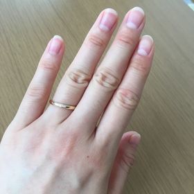 【アイプリモ(I-PRIMO)の口コミ】 ストレートでゴールドのものを探していました。婚約指輪がないので、でき…