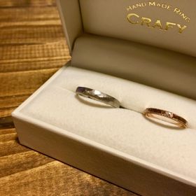 【CRAFY(クラフィ)の口コミ】 指輪は手作りにしようとずっと前から話していたので、元々既製品はあまり…