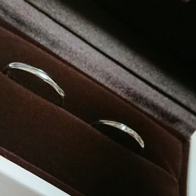 【アイプリモ(I-PRIMO)の口コミ】 元々エンゲージリングを結婚指輪としてつけていたものの結婚式を挙げる事…