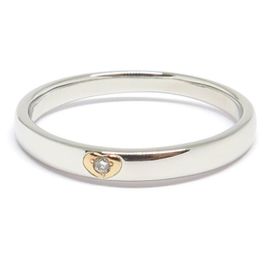 【Pinky&Dianne(ピンキー＆ダイアン)の口コミ】 シンプルな指輪がよく、シルバーのリングにゴールドのハートが可愛くてこ…