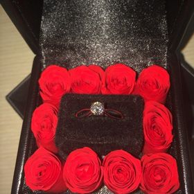 【エクセルコダイヤモンド(EXELCO DIAMOND)の口コミ】 サプライズで渡す予定だったので、店員さんに相談に乗ってもらいながら彼…