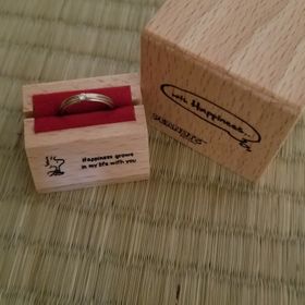【with Happiness..の口コミ】 二人ともスヌーピーが大好きでまさか結婚指輪があるとは思わず見つけて即…