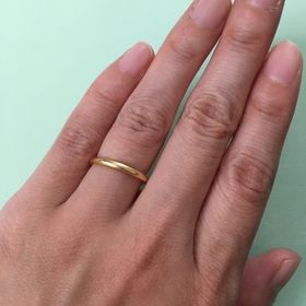 【ケイウノ ブライダル(K.UNO BRIDAL)の口コミ】 普段ゴールドの指輪をするためゴールドでシンプルで探していた、立地もよ…