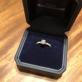 【銀座ダイヤモンドシライシの口コミ】 彼と一緒に、リングのデザインからダイヤモンド全て選べたことがとてもよ…